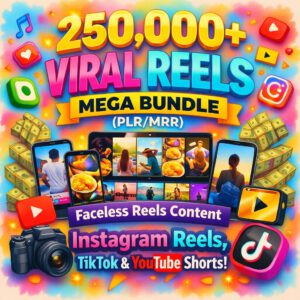 250,000+ Viral Faceless Reels – PLR & MRR License Included