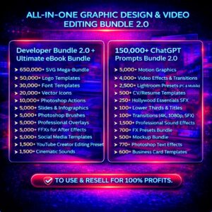 75 Million Digital Products Bundle | MRR PLR Resell Rights (Canva Templates, Ebooks)