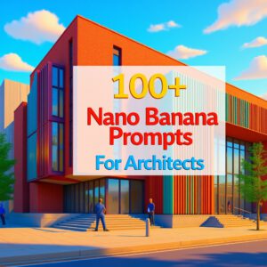 Nano Banana Prompts For Architects, Architecture AI Prompts, Rendering AI Prompts, Architecture Templates PDF