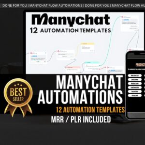 Manychat Automation Flows with Private Label Rights (PLR) and Master Resell Rights (MRR)